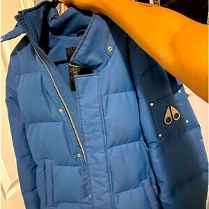 Moose knuckle coat blue boys version